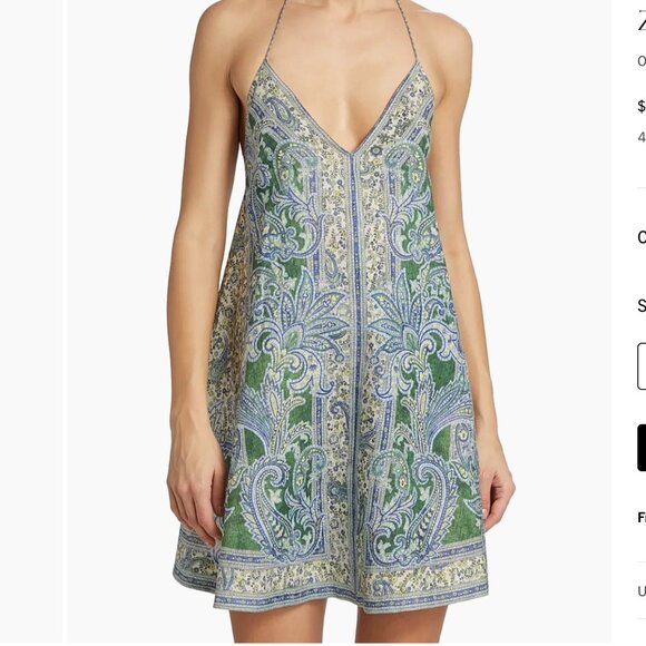 Zimmerman, Ottie Swing Dress, Size L (3) Brand New! - Picture 3 of 8